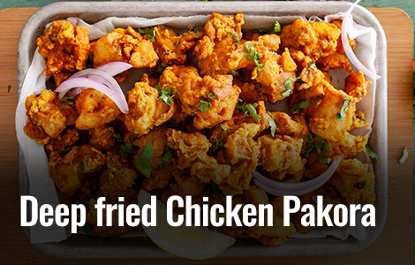  Deep fried Chicken Pakora